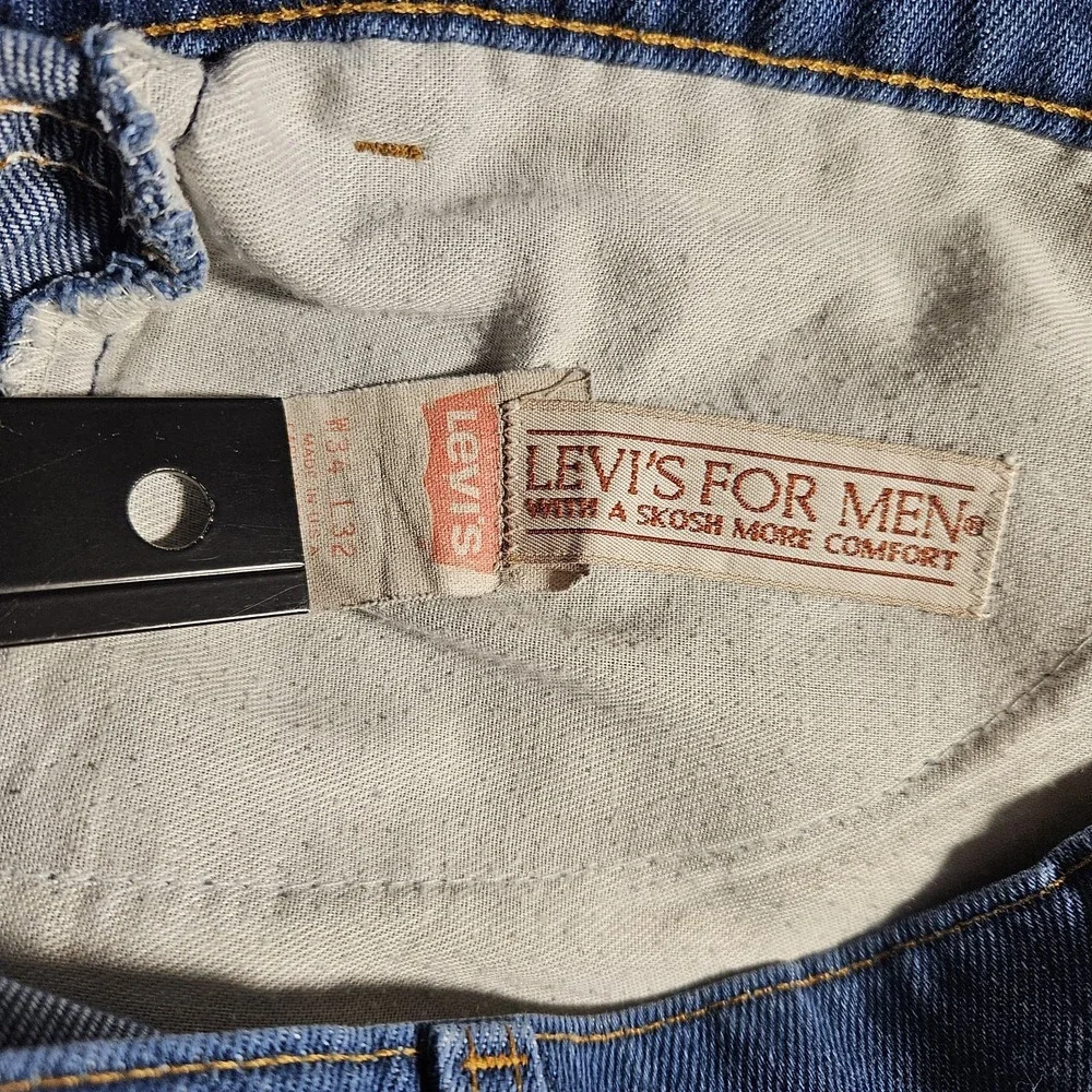 Vintage Levis Jeans For Men Skosh More Comfort Orange Tab 80s‎ Denim